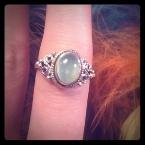 Size 5.5 & 6 Quartz Ring 9.25 Sterling Silver